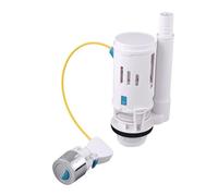 Robinet de chasse d'eau pour réservoir de WC Linear Control Toilet Fitting Outlet Valve Water Saving Flush Kit Tank Drain Fittings System(Split drain valve)