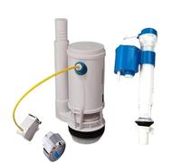 Robinet de chasse d'eau pour réservoir de WC Toilet Tank Flush Valve Adjustable Flushing System wc Cistern Downloader Discharge(Bottom-in-set)