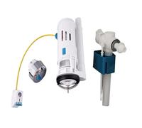 Robinet de chasse d'eau pour réservoir de WC Toilet Tank Flush Valve Adjustable Flushing System wc Cistern Downloader Discharge(Side-in-setB)