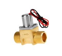 Robinet de chasse d'eau pour urinoir en alliage de Électrovanne Électromagnétique À Impulsion D'eau DC4.5V 1/2" For Système De Chasse Réservoir Toilettes