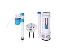 Robinet de chasse d'eau pour urinoir en alliage de Pièces De Remplissage Toilettes Ensemble Boutons Valve Chasse D'eau Vidange Entretien Facile(210 mm)