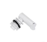 Robinet de chasse d'urinoir ABS Couleur blanche ABS Chasse d'eau (C)