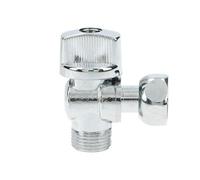 Robinet de chasse équerre 3/8'' 1/4 de tour chromé - - B01-RWC-EQBS