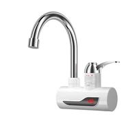 Robinet de chauffage instantané électrique 3000W chauffe-eau sans réservoir température réglable robinet d'eau chaude numérique for cuisine salle bain(B)