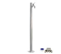 Robinet de colonne d'eau d'extérieur en acier inoxydable, design vertical antigel pour une irrigation efficace et une utilisation décorative de la fontaine