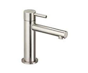 Robinet de colonne Herzbach Design iX garniture de vidange sans allumette0 , pour eau froide, acier inoxydable brossé