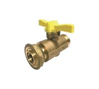 Robinet de compteur à tournant sphérique pour compteur G4 BD2084 diamètre : 6/20 réf. 22054220