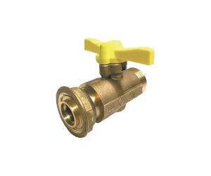 Robinet de compteur à tournant sphérique pour compteur G4 BD2084 diamètre : 6/20 réf. 22054220