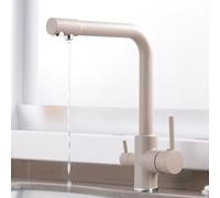 Robinet de cuisine à 3 voies avec mitigeur pivotant à 360° et filtre à osmose pour eau froide et chaude Grifo Cocina et design élégant pour cuisines modernes