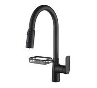 Robinet de cuisine à 3 voies avec putain de pulvérisateur pivotant pivotant évier multifonctionnel Tap polyvalent 3 fonction robinet de cuisine pour un nettoyage et une cuisson faciles LWX