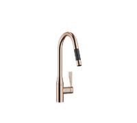 Robinet de cuisine à Dornbracht 33870895-42 extractible, avec fonction douchette, saillie 240 mm, bronze Sync