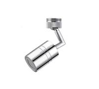 Robinet de cuisine à rotation universelle en acier inoxydable 1080, bras robotisé, extension pivotante métal, aérateur robinet, buse anti-éclaboussures(720 degree double)