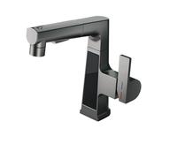 Robinet de cuisine, affichage numérique Robinet de traction, capteur à température ligente Taps de lavabo en laiton, soulèvement rotatif du mélangeur à eau froide et chaude pour évier de cuisine,