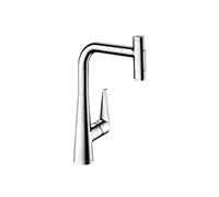 Robinet de cuisine avec douchette Talis Select M51 300 sBox 2 jets chromé