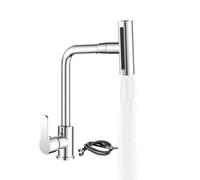 Robinet De Cuisine Avec Mitigeur Douchette,Cascade Moderne Rotatif En - Mitigeur Évier Robinet Professionnel Pour Cuisine | Pour Camping-Car Commercial Buanderie Lavage Nettoyage Bar Style Ferme
