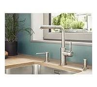 Blanco Lanora-S-F Inox Inox Brossé