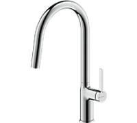 Robinet de cuisine Bravat Torino 3521322 avec douchette extractible, chromé