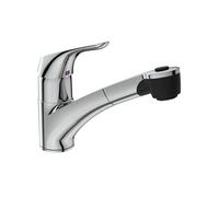 Robinet de cuisine Cerasprint douchette extractible chrome + Nettoyant