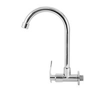 Robinet de Cuisine Domestique Robinet D'évier de Cuisine Robinet Mural Rotatif à 360 ° Robinet d'eau Froide Simple (sans Tuyau)