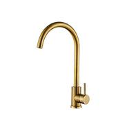 Robinet de Cuisine en Acier Inoxydable Brackaged Process Process Basin Basin Basin Rotation à 360 degrés Rotation des mélangeurs d'eau Chaude Froide Tap