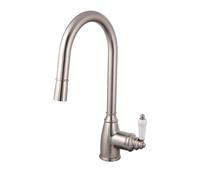 Essebagno Ascott mitigeur évier à douchette extractible façon inox
