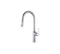Avizar Robinet de Cuisine Extensible avec Embout Rétractable Flexible Argent