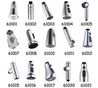 Robinet de cuisine extractible, buse de pulvérisation ABS Durable, économie d'eau, pomme de pulvérisation de douche, lavabo de salle de bains, remplacement de robinet d'évier 61008 Noir