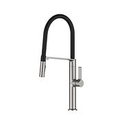 Robinet De Cuisine Extractible Conception D'aspiration Magnétique Mitigeur Froid Et Chaud Double Contrôle Haut Gamme D'évier Rotatif DéBit D'Eau Stable(Brushed Nickel)