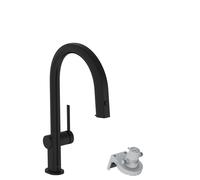 Robinet De Cuisine Filtrant Hansgrohe Aqittura M91 douchette Noir Mat