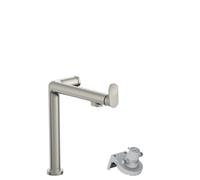 Robinet De Cuisine Filtrant Hansgrohe Aqittura M91 Finition Inox