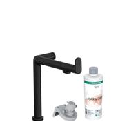 Robinet De Cuisine Filtrant Hansgrohe Aqittura M91 Starter Set Noir Mat