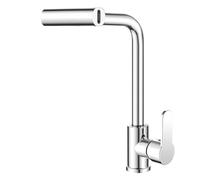Robinet de cuisine flexible 4 modes cascade robinet en acier inoxydable mélangeur monotrou mitigeur évier pulvérisateur pont monté eau froide robinet d'évier de cuisine
