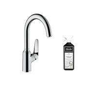 Robinet de cuisine Focus M42 220 chromé + nettoyant Briochin