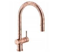 Robinet de cuisine Franke cuivre haute pression avec douchette extractible 11...