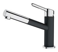 Robinet de cuisine - FRANKE - Orbit - Bec extractible - Tête en céramique - Couleur Onyx