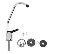 Robinet de cuisine G1/4 pouces, robinet d'évier à col de cygne en alliage de cuivre de type presse de cuisine universel, robinet d'eau potable domestique à bec haut pour système