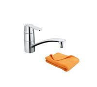 Robinet de cuisine Get Quickfix chromé + microfibre