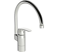 Robinet de cuisine Hansa HANSAPINTO 45302203, basse pression, compatible Bluetooth, pivotant, portée de 178 mm, chromé