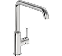 HANSA HANSAVANTIS Style Robinet de cuisine, saillie 255mm, bec orientable, 5420220780, Couleur: Acier brossé