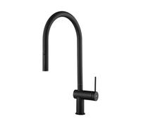 Robinet De Cuisine Imex Berna GCE026/NG Noir Mat Avec Bec Extractible À Double G