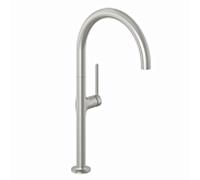 Robinet de cuisine Kludi 50803N575, montage latéral, inox, nickel brossé