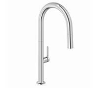 Robinet de cuisine Kludi 558520575 avec douchette extractible, bec pivotant, chrome