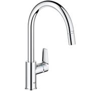 Grohe Start Edge Mitigeur de cuisine, extractible, pivotant, 30550000,