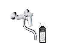 Robinet de cuisine mural Logis M31 chromé + nettoyant Briochin