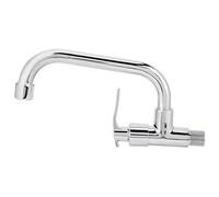 Robinet De Cuisine Mural Simple Robinet D'eau Froide Mitigeur Robinet D'évier De Cuisine G1/2in Home Use Accessories(Type A 25cm)