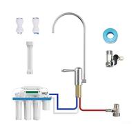 Robinet de cuisine pivotant à 360 ° en laiton à sens unique, robinet mitigeur d'évier de cuisine, robinet d'eau potable en acier inoxydable, convient pour filtre à eau eSpring