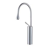 Robinet de cuisine pivotant à 360 ° Robinet d'évier gastronomique noir et finition chromée eau chaude et froide élégante pour salle de bain et cuisine Grifos de Baño Fregadero.
