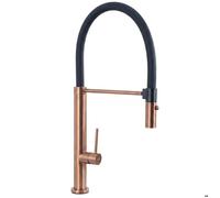 Rea Viera mitigeur de cuisine sur pied noir-cuivre REA-B4854