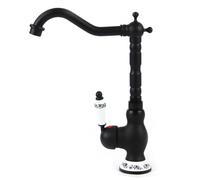 Robinet de cuisine rétro nostalgique robinet de cuisine en laiton mitigeur monocommande en maille d'acier inoxydable mitigeur de salle de bain mitigeur douche