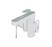 Robinet de cuisine, robinet de capteur de bassin de salle de bain avec pont de distributeur de savon en mousse monté à un seul trou touche gratuitement, mélangeur de sortie d'eau froide chaude